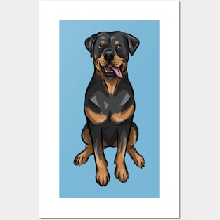 Rottweiler Dog | Rottie Posters and Art